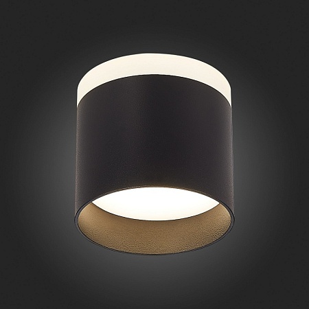 Светильник потолочный Черный LED 1*9W 4000K 702Lm Ra>80 120° IP20 D79xH75 170-240V ST102.442.09 - фото
