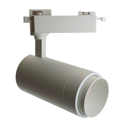 Светодиодный светильник Feron AL137 трековый однофазный на шинопровод 30W 4000K белый, изменяемый угол освещения 15-60град - фото