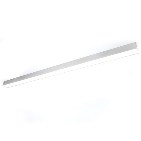Светильник светодиодный линейный Feron AL4035 IP40 72W 6500К, рассеиватель матовый в алюминиевом корпусе, белый 1500*70*55мм - фото