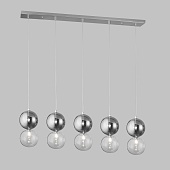 Подвесной светильник Eurosvet 50091/5 хром/дымчатый