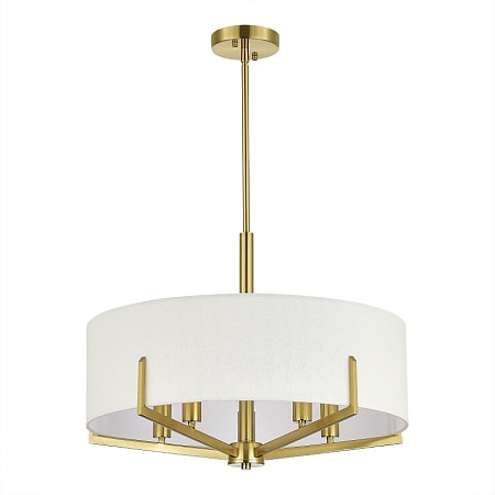 Светильник подвесной Латунь/Белый E14 5*40W SLE3010-303-05 - фото