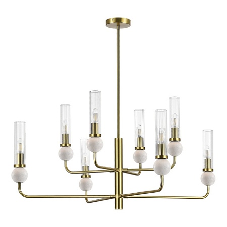 Светильник подвесной ST-Luce латунь/прозрачный E14 8*40W SL1244.303.08 - фото