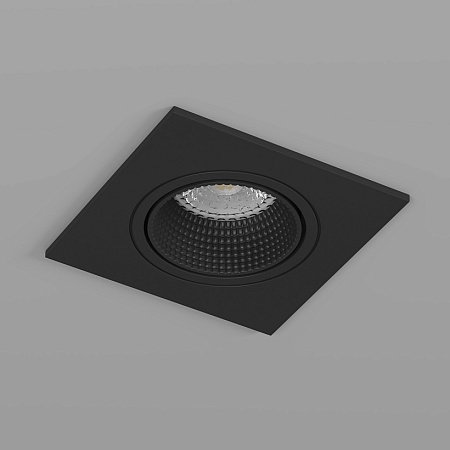 DK3071-BK+WH Встраиваемый светильник, IP 20, 10 Вт, GU5.3, LED, черный/белый, пластик - фото