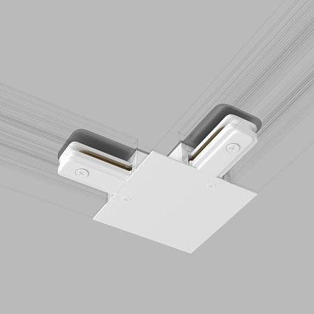 Коннектор угловой для однофазного встраиваемого шинопровода белый TRCM-1-1-L-WH Elektrostandard - фото