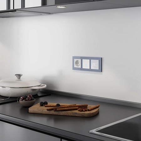 Умный сенсорный терморегулятор для теплого пола W1151201 - фото