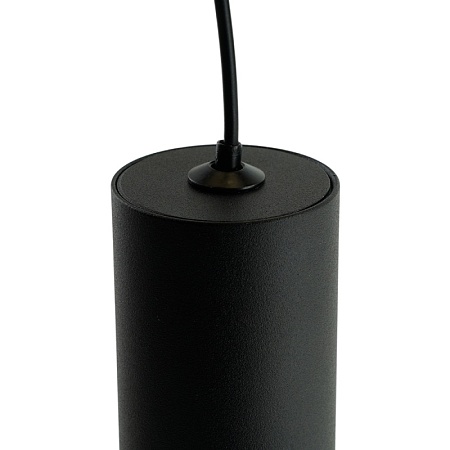 Светильник потолочный Feron ML1028 Barrel levitation на подвесе MR11 35W 230V, черный 40*250 - фото