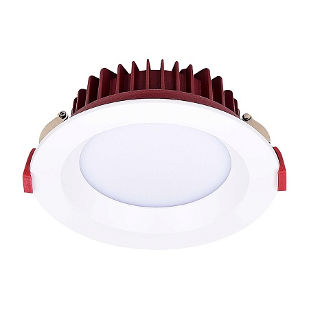 Св-к встр. Белый LED 1*24W 4000K 1 920Lm Ra80 100° IP44 D165xH54 100-240VV ST752.548.24 - фото