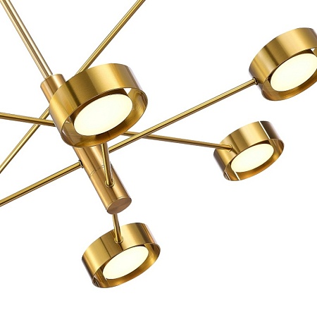 Светильник потолочный ST-Luce Латунь/Латунь LED 8*5W 3000K SL6504.302.08 - фото
