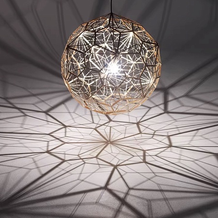 Люстра Etch Web Gold Imperiumloft 73597-22 - фото