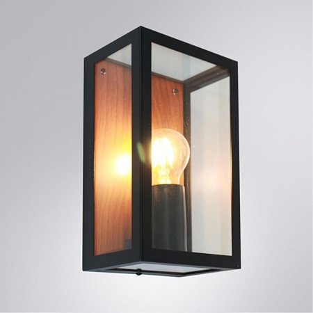 Уличный настенный светильник Arte lamp BELFAST A4569AL-1BR - фото