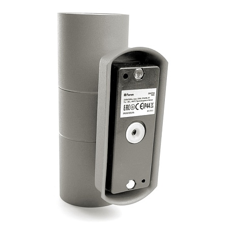 Светильник садово-парковый Feron DH0704,на стену, 2*GU10 230V, серый - фото