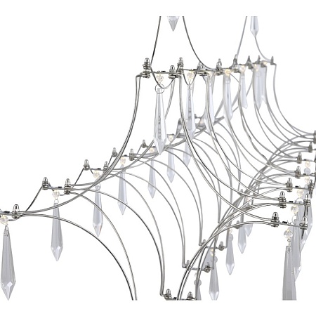 Светильник подвесной ST-Luce Хром/Прозрачный LED 1*17W 4000K SL6603.103.17 - фото