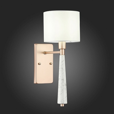 Светильник настенный ST-Luce Матовое золото/Белый E14 1*40W SL1163.201.01 - фото