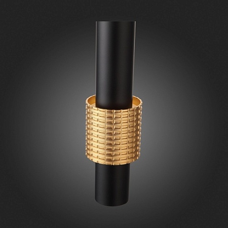 Светильник подвесной ST-Luce Черный, Анодированный золотой/Черный LED 1*6W 3000K SL1591.403.01 - фото