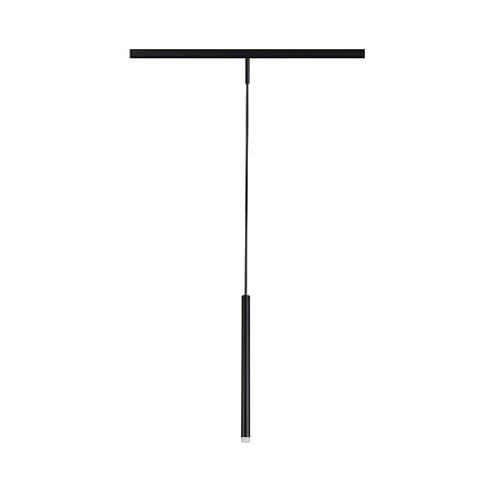 Магнитный трековый светильник Черный LED 1*3W 4000K 100Lm Ra>90 36° IP20 D18xH310 24V ST672.443.03 - фото