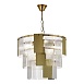 Светильник подвесной Латунь/Золотистый, Прозрачный E14 7*40W SLE1123-303-07 - фото
