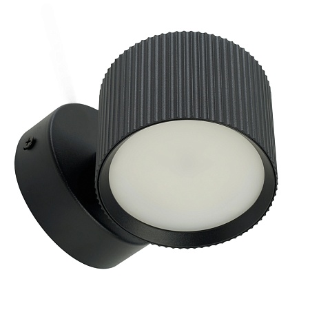 Светильник  настенный Feron HL4580 ARIA 12W, 230V,GX53, черный IP20 - фото
