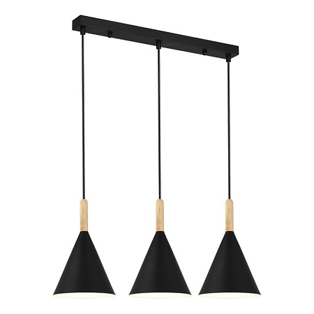 Светильник подвесной Черный/Черный E27 3*40W SLE1255-403-03 - фото