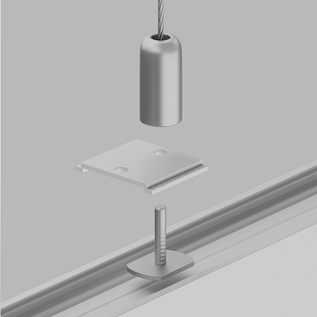 Крепление для троса 1шт Gravity белый - фото