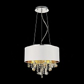 Светильник подвесной ST-Luce Хром/Белый, Золотистый, Прозрачный E14 4*40W SL1350.503.04