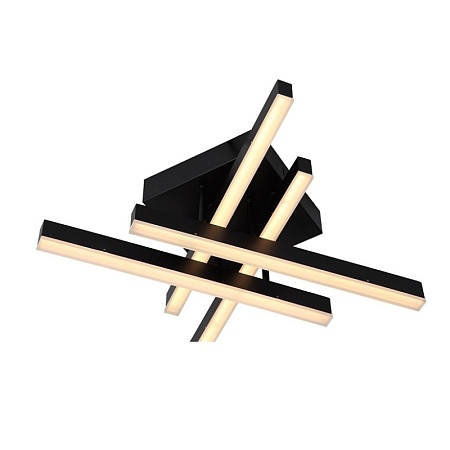 Люстра потолочная ST-Luce Черный/Черный, Белый LED 1*22W 3000K/4000K/6000K SL933.402.04 - фото