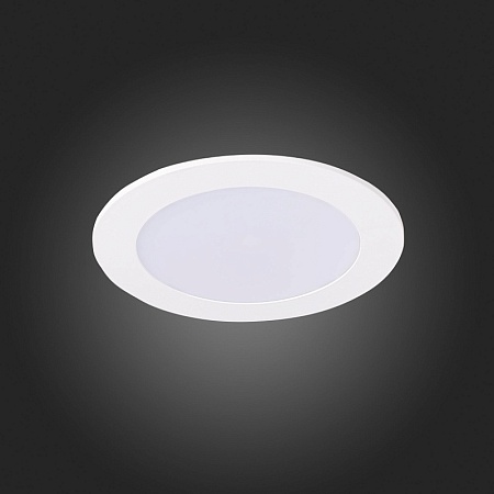 Св-к встр. Белый LED 1*9W 3000K 585Lm Ra80 110° IP20 D145xH8 90-265V ST209.538.09 - фото