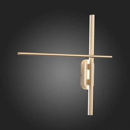 Светильник настенный ST-Luce Матовое золото/Белый LED 2*10W 4000K SL394.201.02 - фото