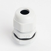 Сальник PG9 диаметр проводника 4-8 мм STEKKER, IP54, серый (без мембраны)