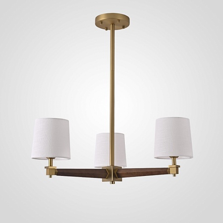 Люстра Jorgenson D70 White/Dark Wood Imperiumloft 203579-26 - фото