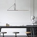 Подвесной Светильник Suspension Cercle Et Trait – Graphite Satine L120 Imperiumloft 144225-22 - фото