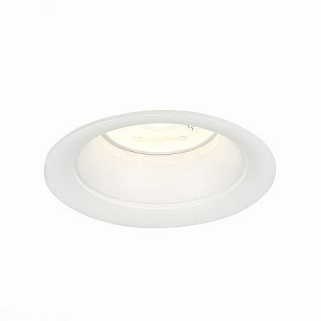 Св-к встр. Белый GU10 1*50W D89xH40 220V Без ламп ST200.508.01 - фото