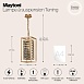 Подвесной светильник Maytoni Tening MOD060PL-01G - фото