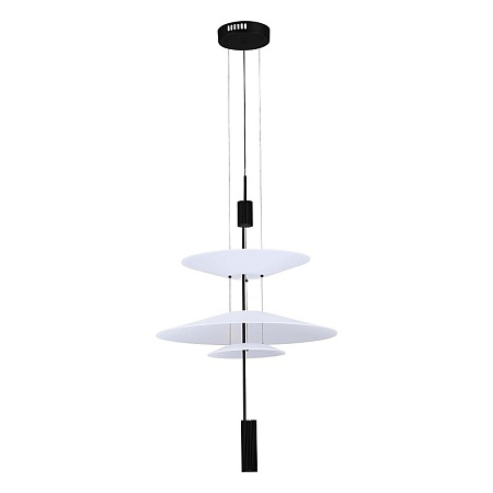 Люстра подвесная ST-Luce Черный/Белый LED 1*15W 3000K SL6101.413.01 - фото