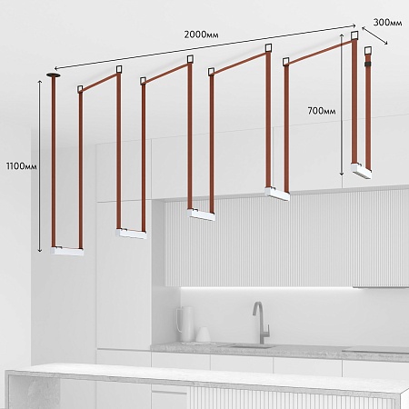 Трековый светильник Denkirs DK55SET17-01-BR - фото