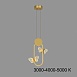Подвесной Светильник Babetta Geometry C Brass 3000К Imperiumloft 212870-23 - фото