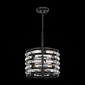 Люстра подвесная ST-Luce Черный/Черный, Прозрачный E14 6*40W SL665.403.04