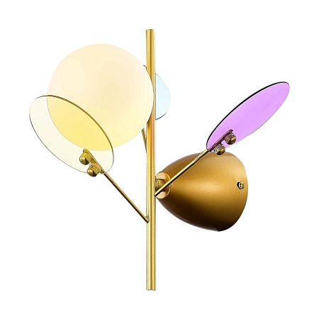 Светильник настенный Золотистый/Разноцветный G9 LED 1*5W SLE2502-201-01 - фото