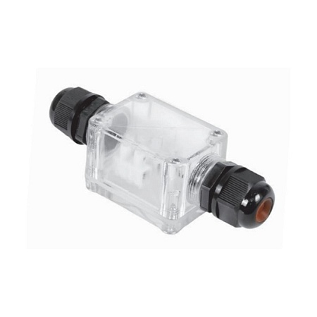 Коробка распределительная  LD536 водонепроницаемая на 2 выхода, 450V, 115х53х36, прозрачный - фото