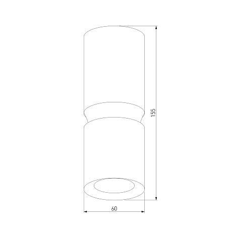 Светильник потолочный светодиодный 12W 4000К белый 25048/LED Elektrostandard - фото