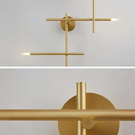 Настенное Бра Traverse Wall Gold H83 Imperiumloft 207739-26 - фото