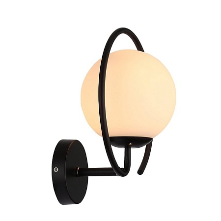 Светильник настенный Черный/Белый E27 1*60W SL418.401.01 - фото