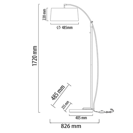 Торшер de markt DeMarkt Эдгар 408042703 - фото