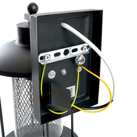 Светильник садово-парковый Feron PL721 на стену вниз  60W E27 230V, черный - фото