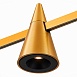 Магнитный трековый светильник FARM Золотистый LED 1*5W 4000K 272Lm Ra90 60 IP20 D70xH1 ST813.246.05 - фото