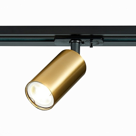 Св-к трек. Золотистый GU10 1*50W IP20 L100xW54xH142 220V Без ламп ST300.206.01 - фото