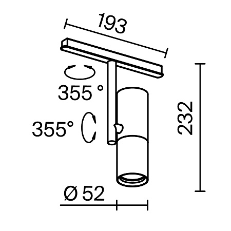 Трековый светильник Technical Elti TR005-2-12W3K-B - фото