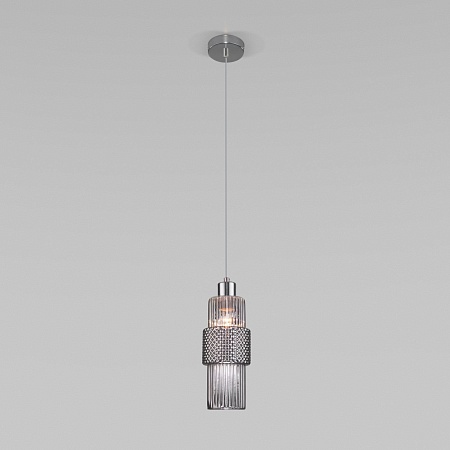 Подвесной акцентный светильник Eurosvet 50209/1 хром - фото