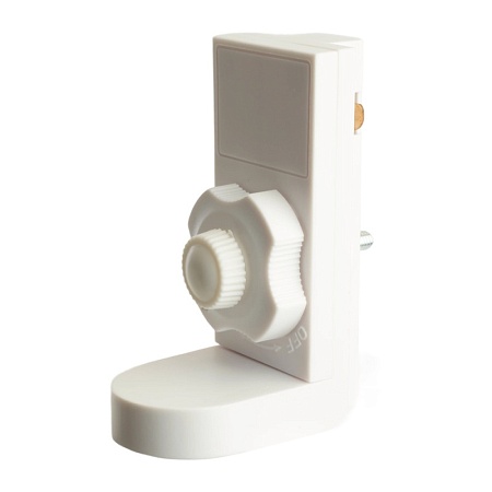 Коннектор (адаптер для установки Т8 лампы цоколь G13) для шинопровода, белый LD1016 - фото