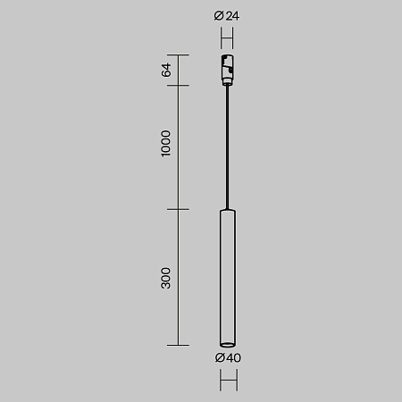 Трековый светильник Technical Skim TR210-1-5W3K-M-BBS - фото