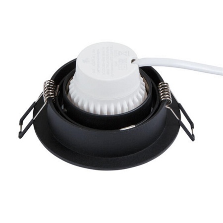 Точечный встраиваемый светильник ARTE LAMP TARF A2177PL-1BK - фото